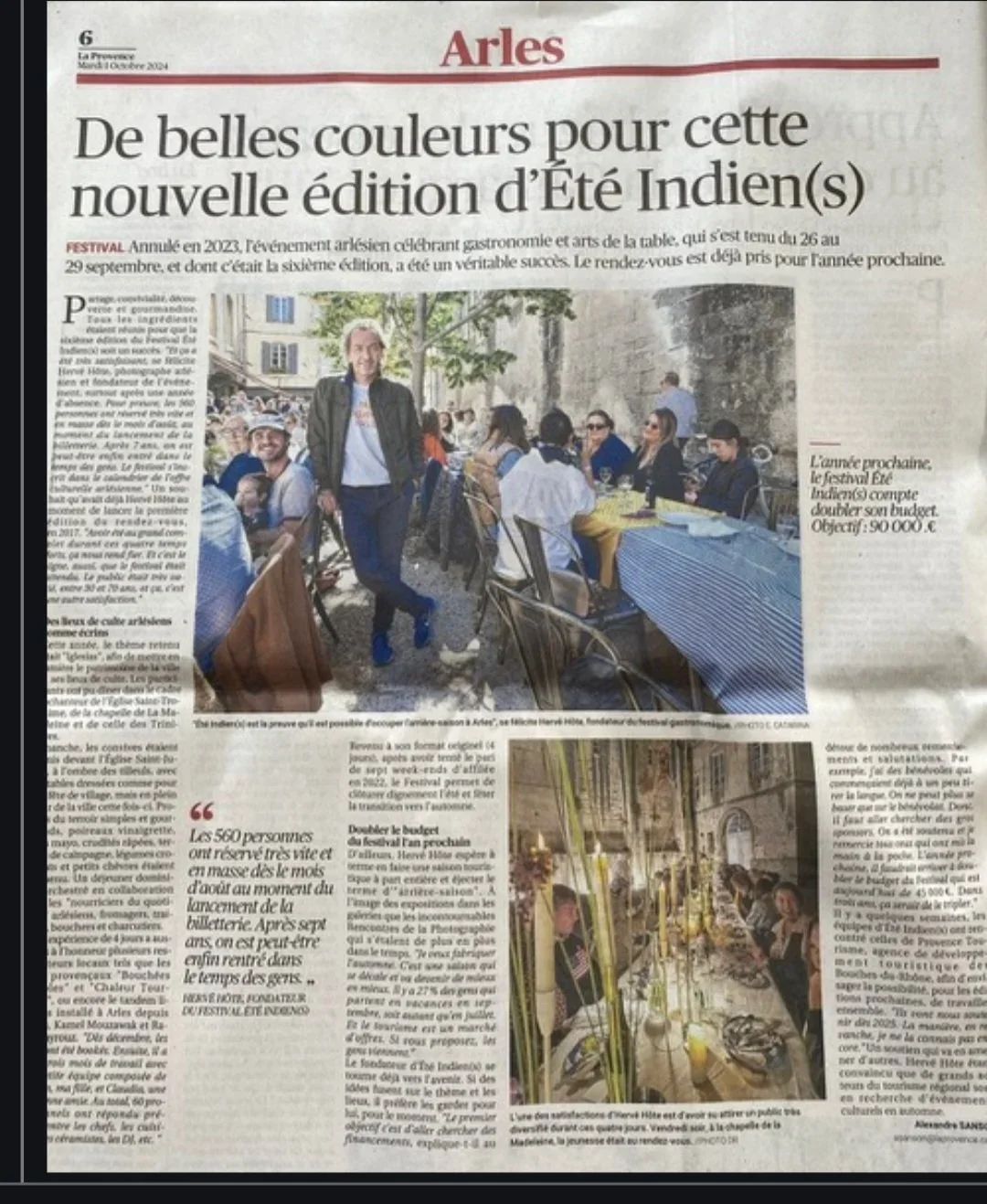 La Provence Festival ÉTÉ INDIEN(S)