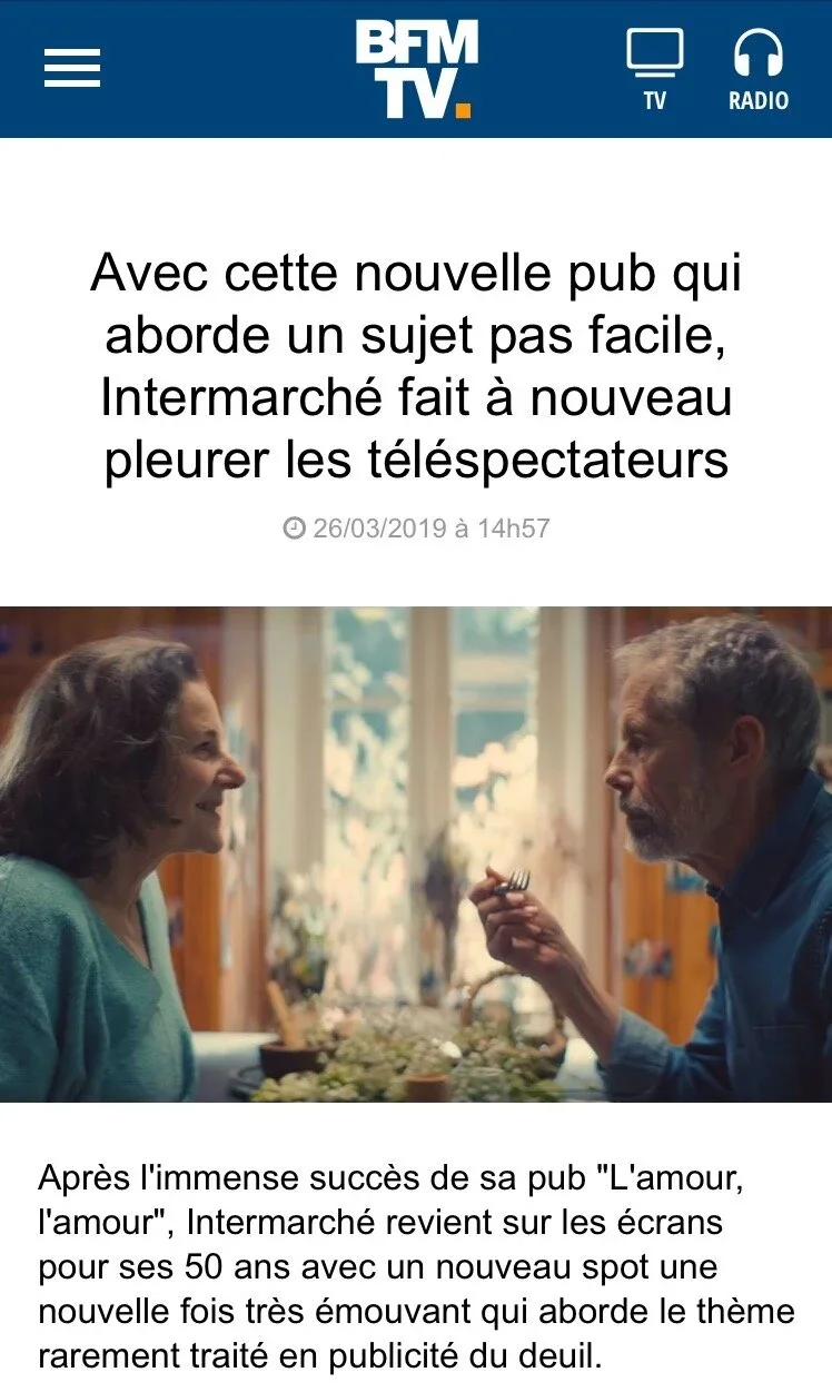 BFM TV Intermarche