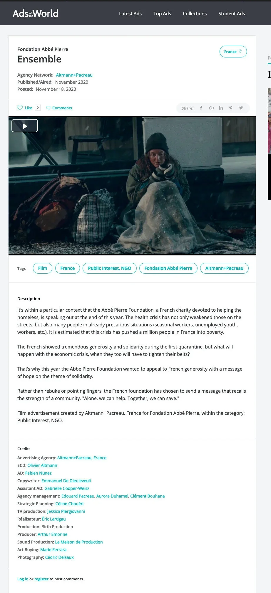 Ads Of The World Abbe Pierre