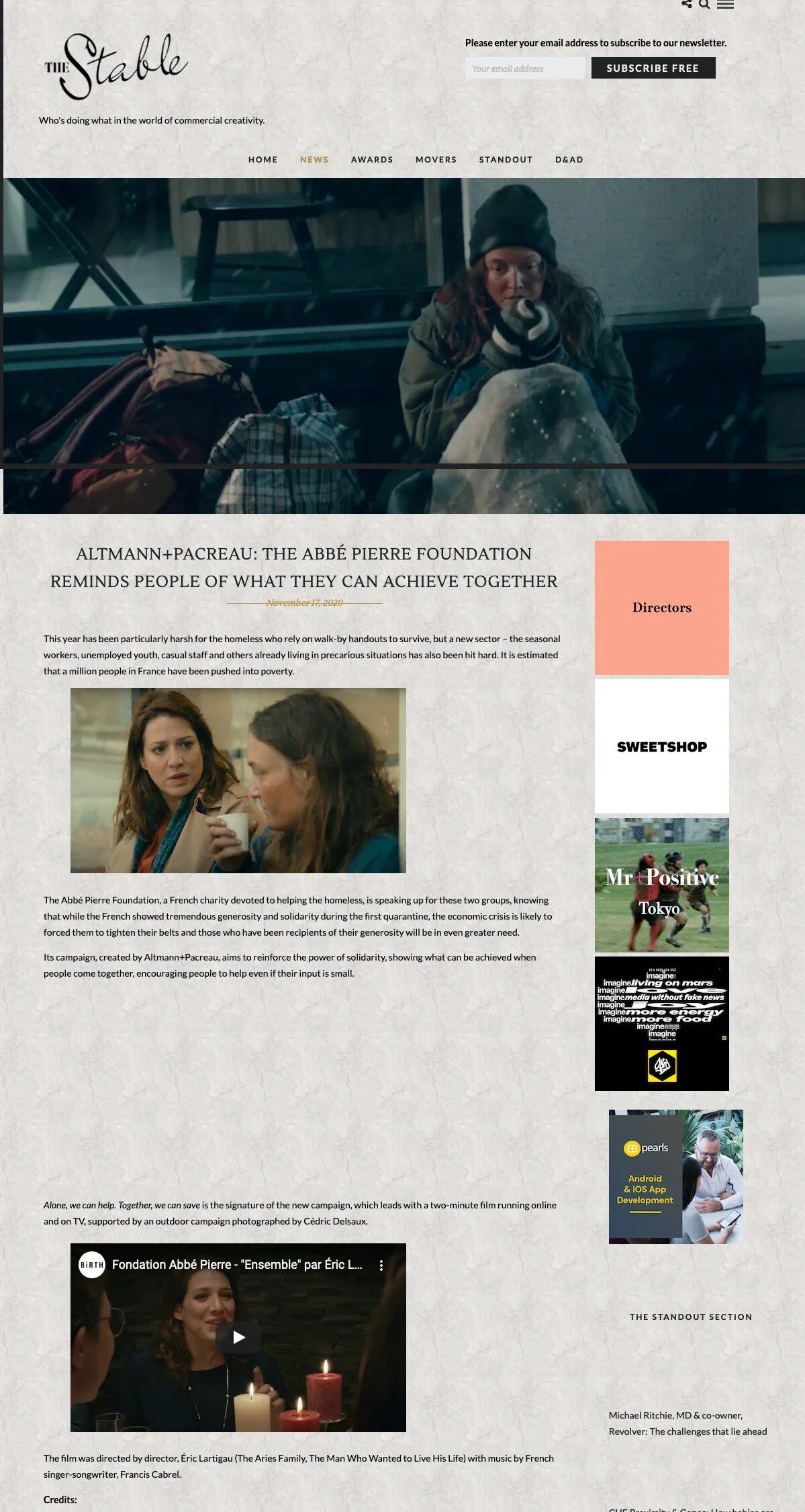 The Stable Abbe Pierre